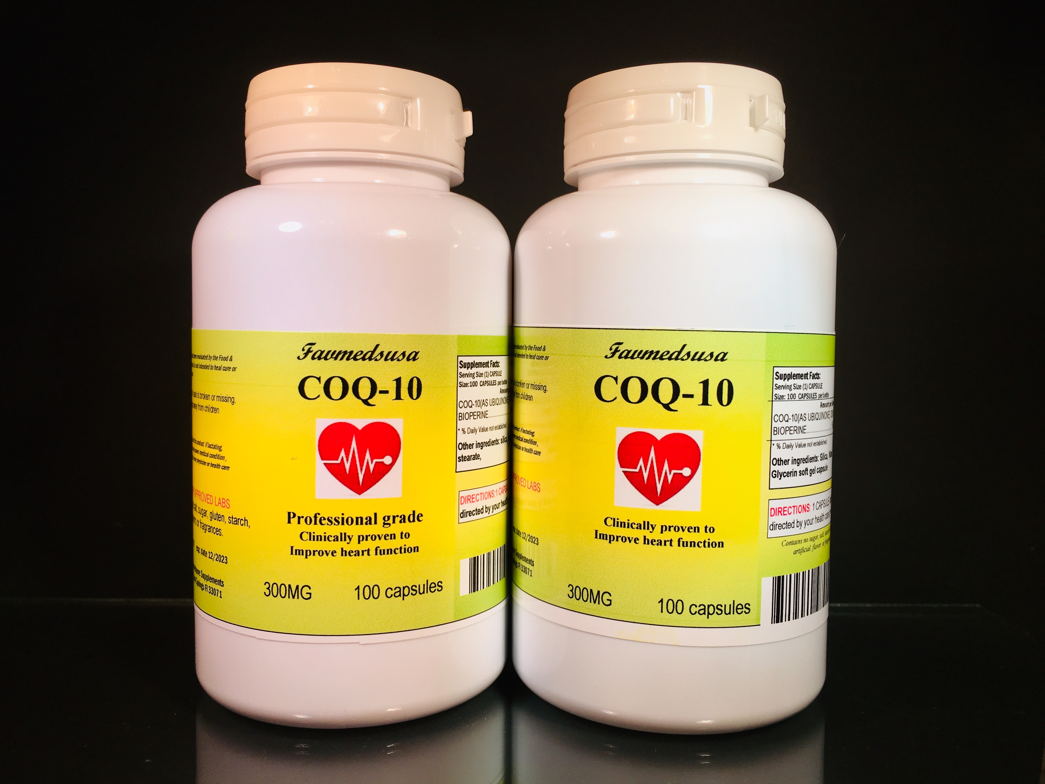 CoQ-10 300mg - 200 (2x100) capsules